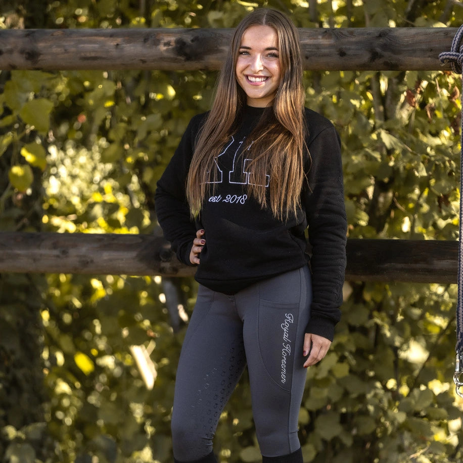 Royal Horsemen Compression Reithose grau Herbst Winter 2025