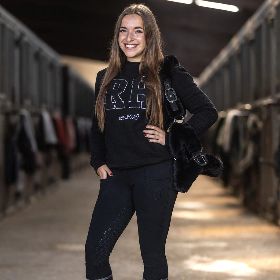 Winter Reithose Royal Horsemen Schwarz 2025