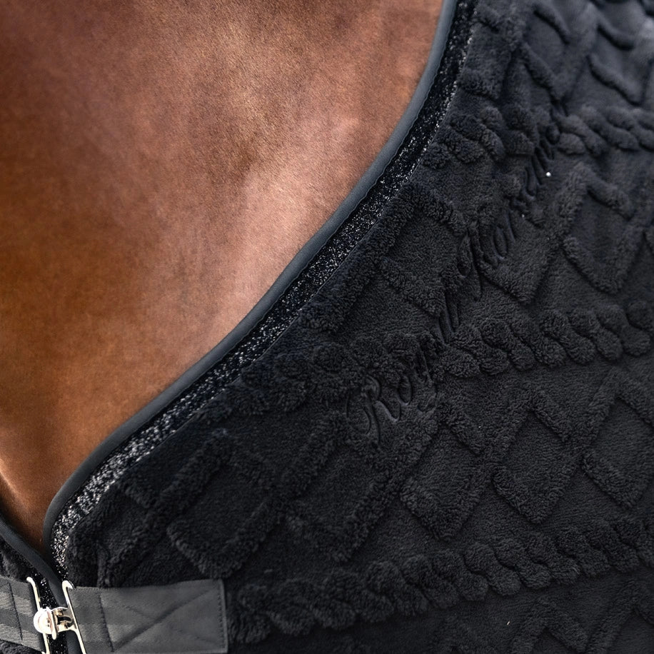 Abschwitzdecke Royal Horsemen Logo Schriftzug