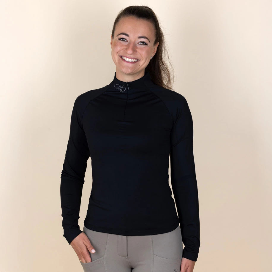 Funktionsshirt Langarm Royal Horsemen schwarz