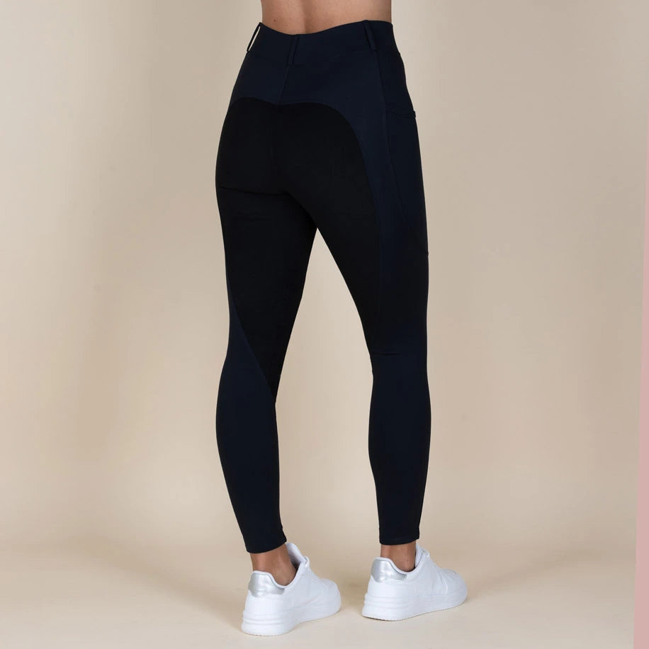 Reitleggings Kunstlederbesatz Royal Horsemen schwarz