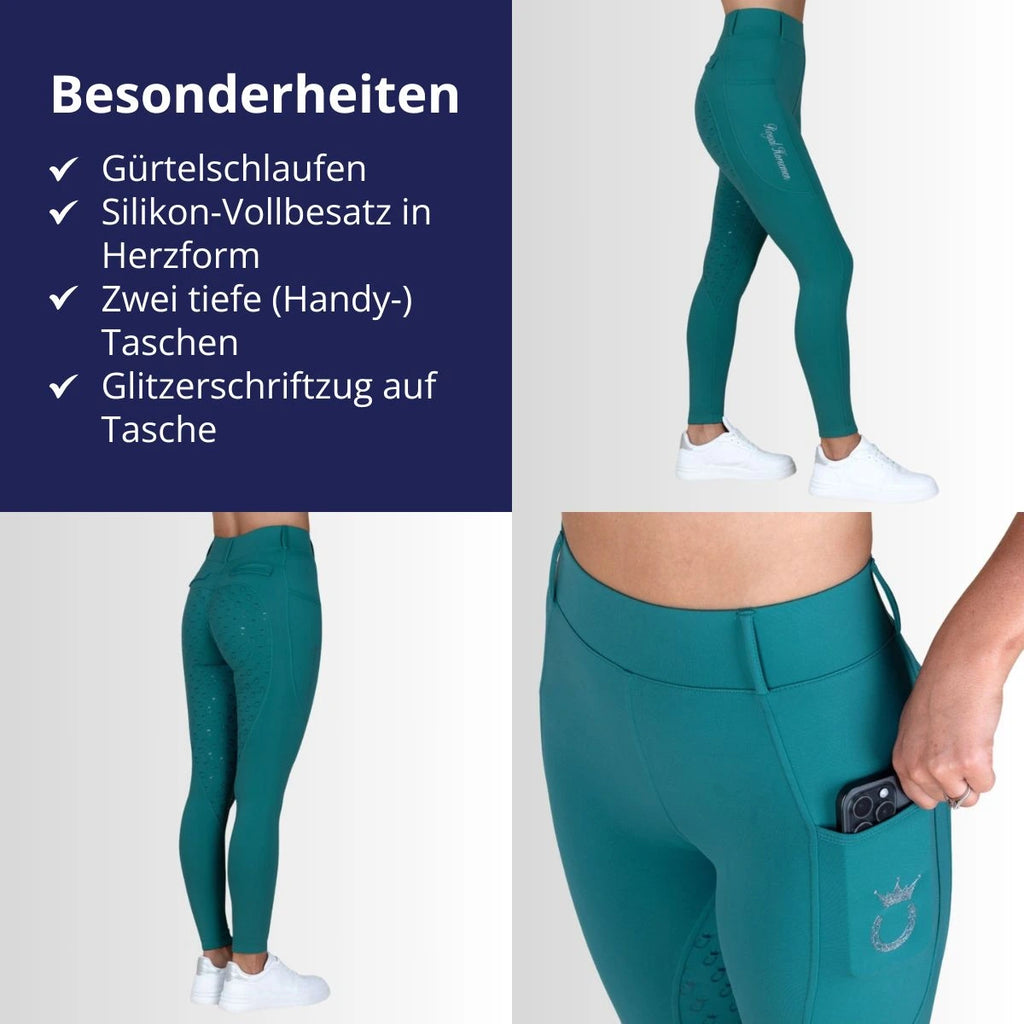 Reitleggings Sculpt PowerPetrol Royal Horsemen Details 