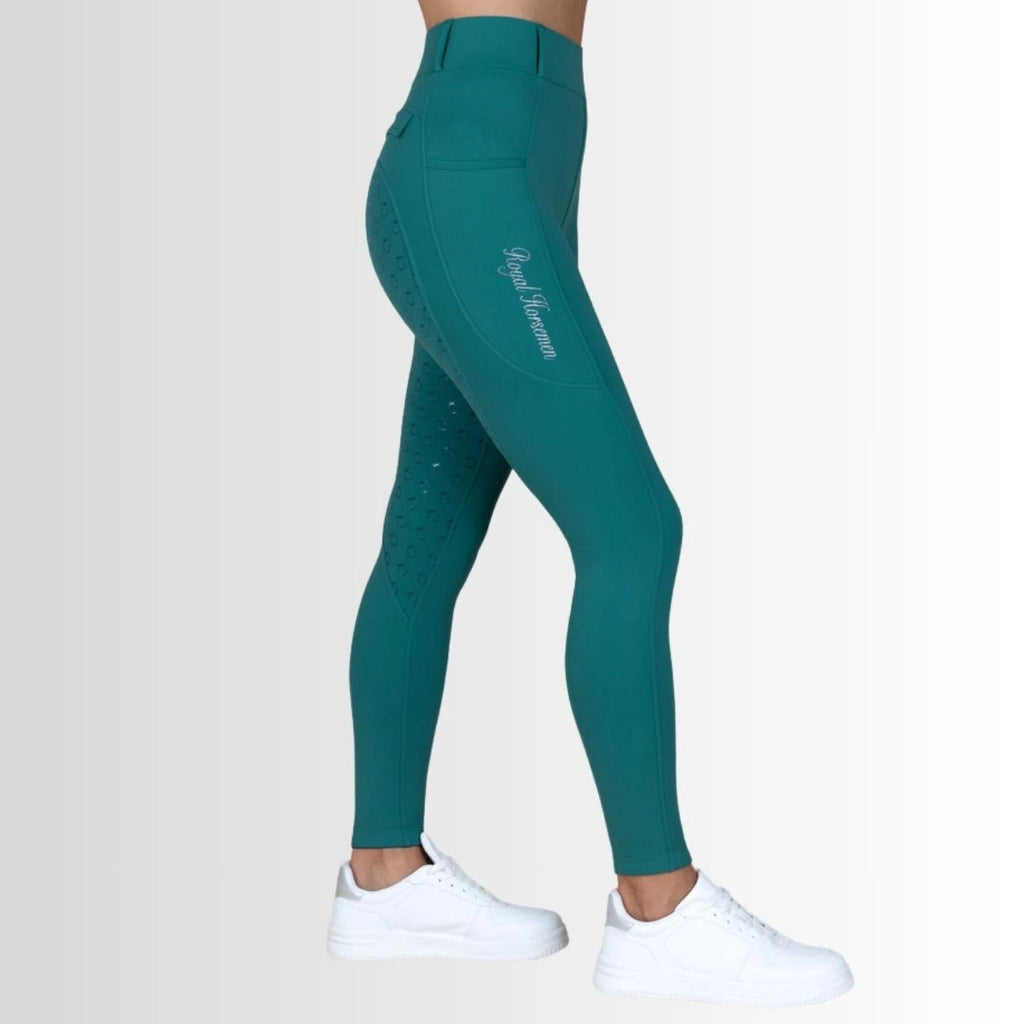 Reitleggings Sculpt PowerPetrol Royal Horsemen Vollbesatz