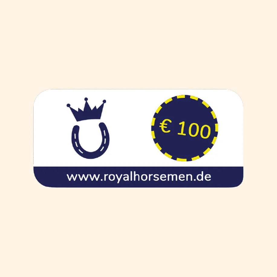 Geschenkkarte 100€ Royal Horsemen