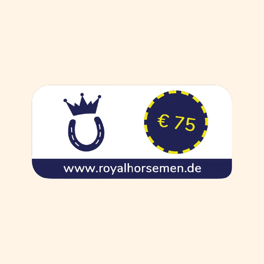 Geschenkkarte 75€ Royal Horsemen