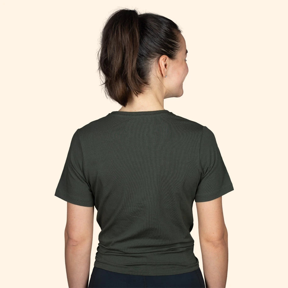 T-Shirt Royal Horsemen nachhaltig Bio Baumwolle GOTS grün Rücken